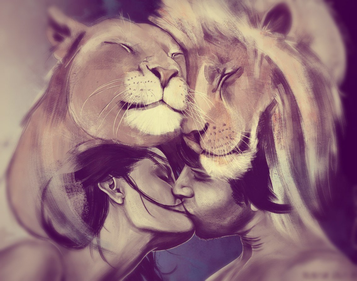 Лев и львица