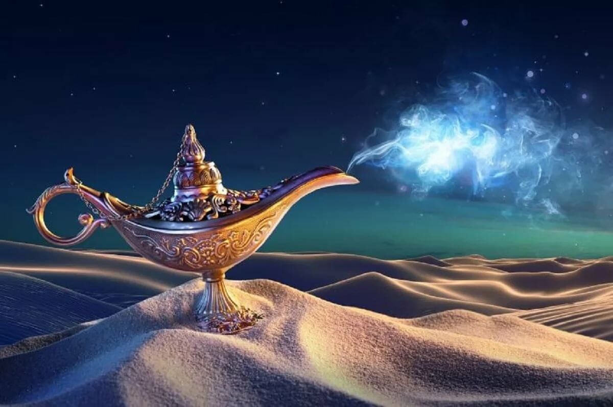 Восточная лампа Аладдина