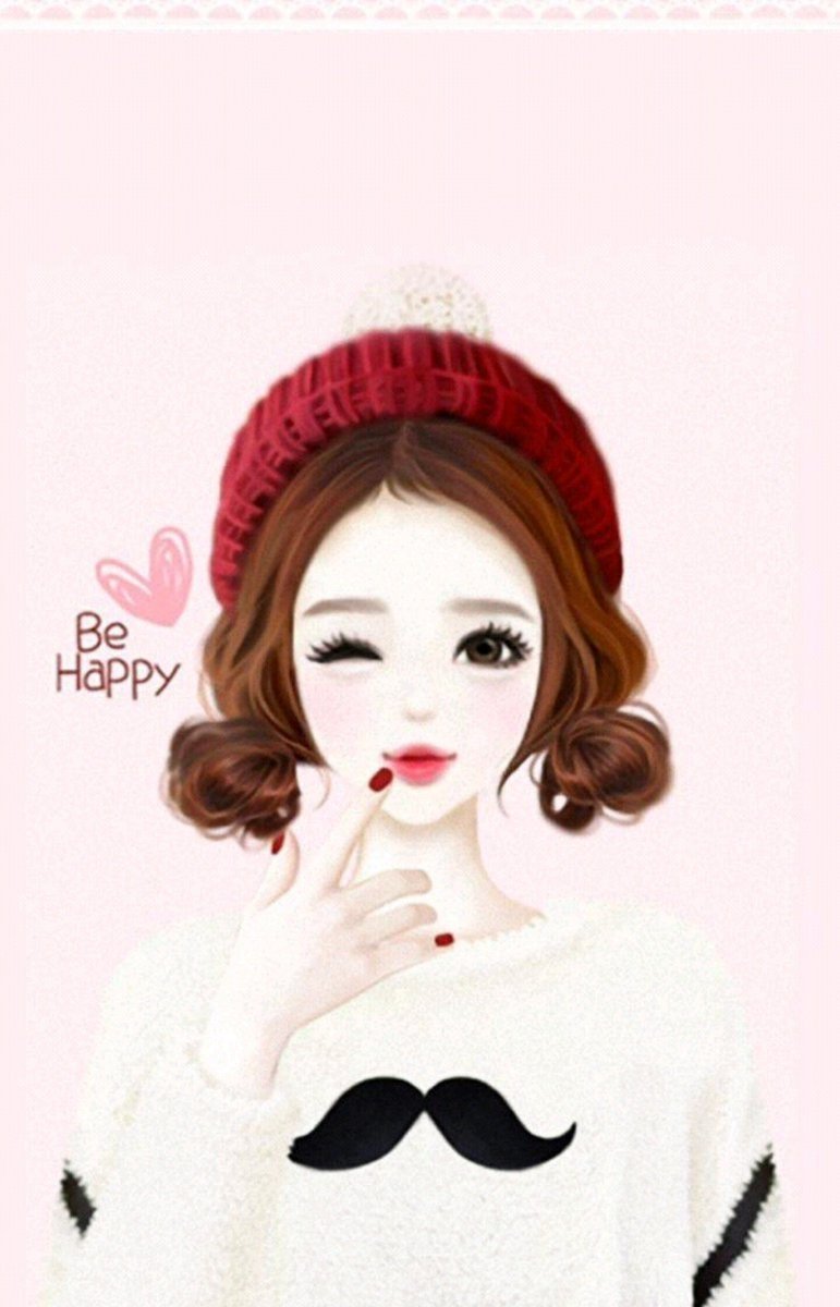 Нарисовать корейскую девушку