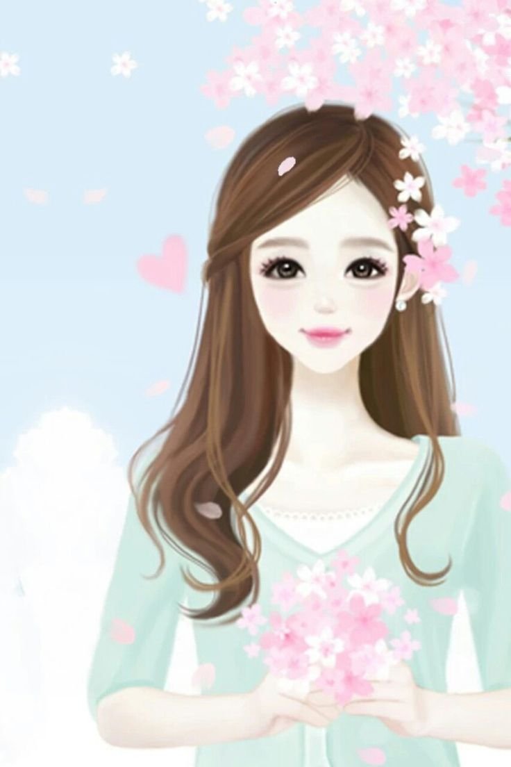 Корейские мультяшные девочки