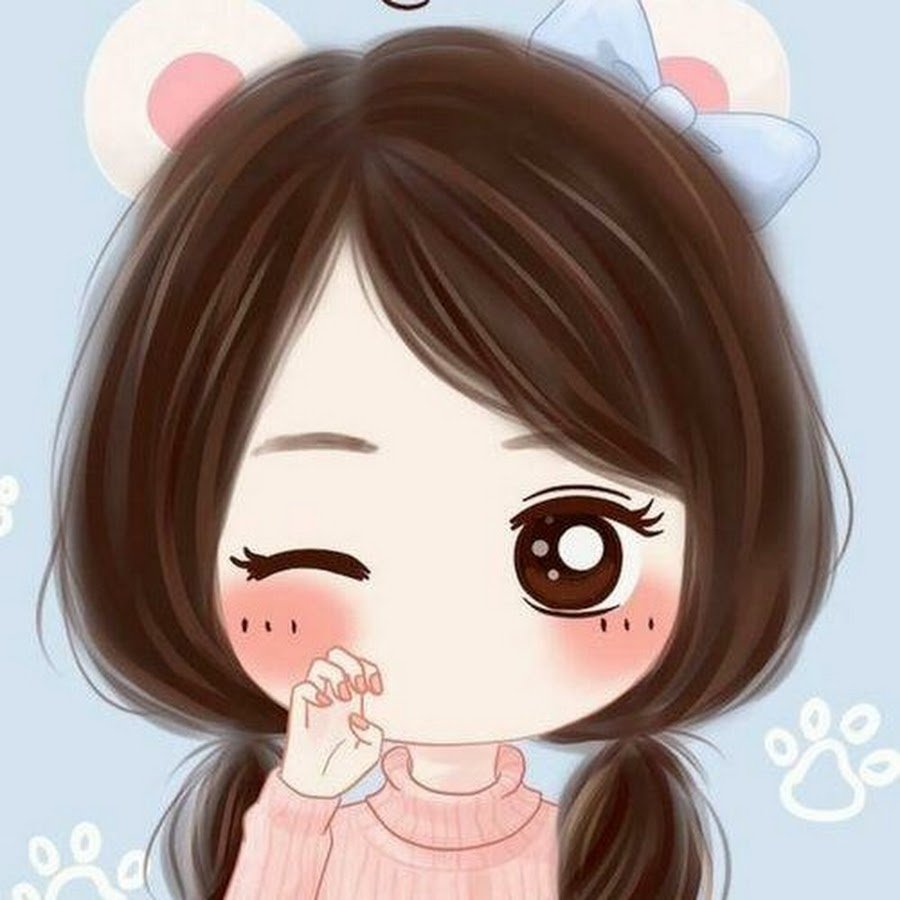 Милые мультяшные девочки