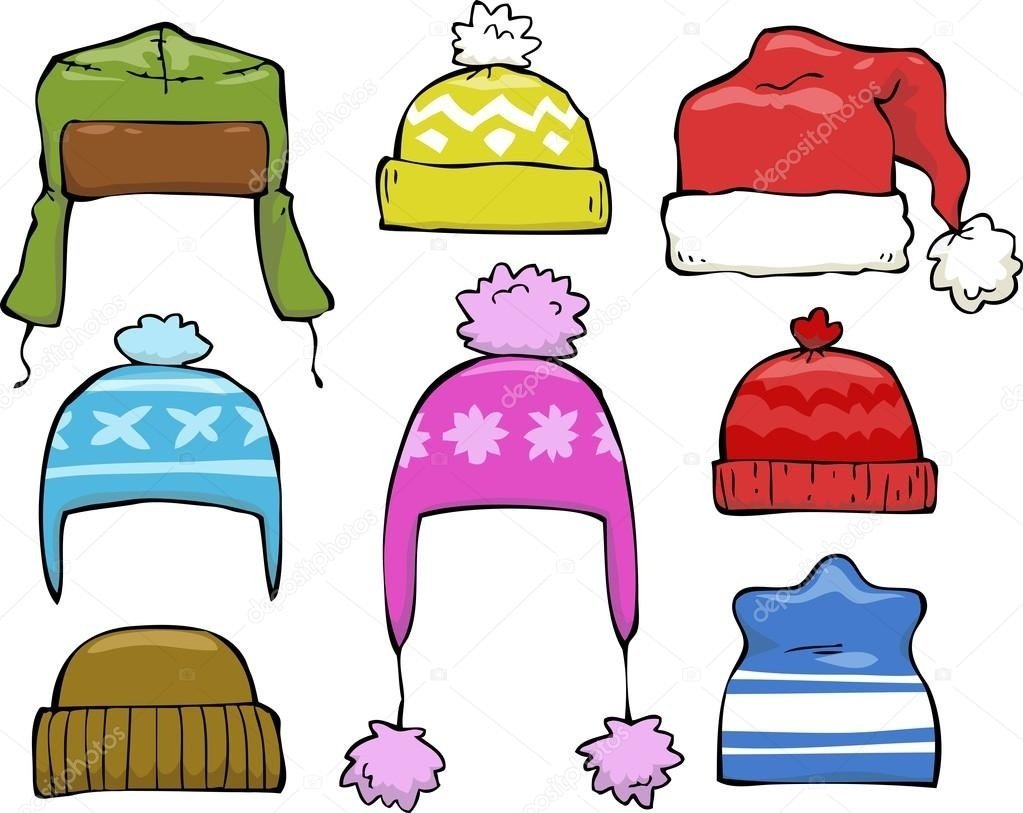 Ребенок в новогоднем колпаке