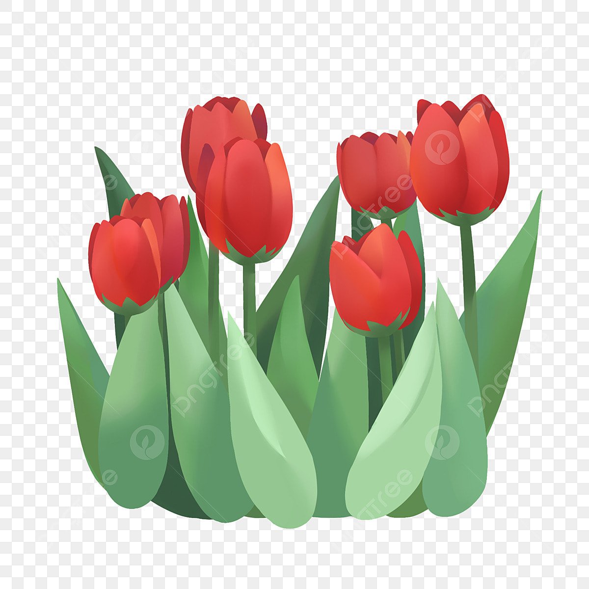 Стикеры "весенние цветы"