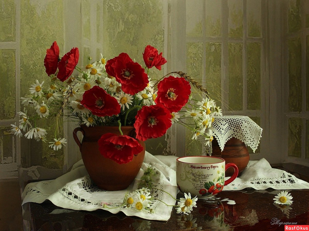 Доброе утро красные маки