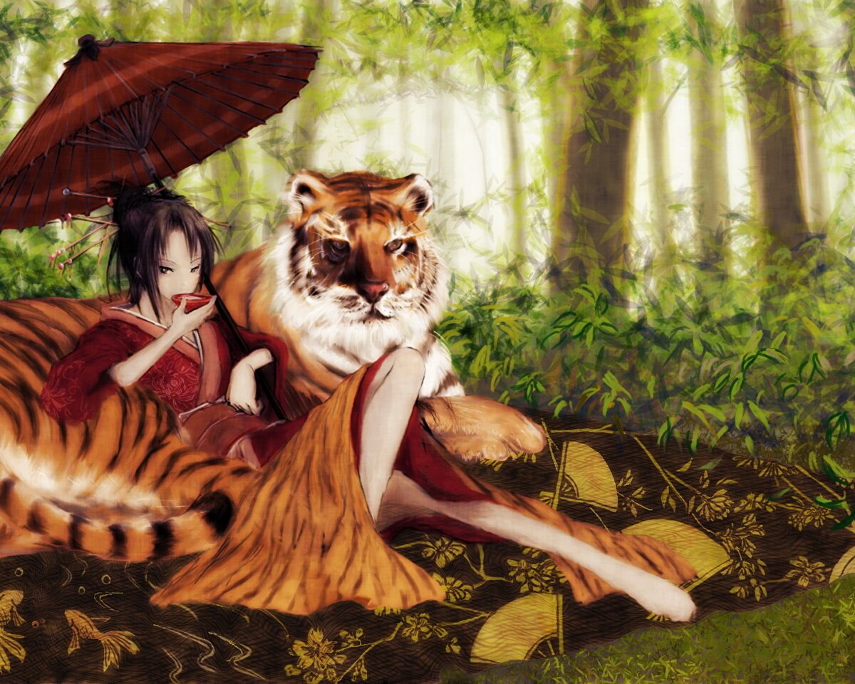 Наоми Лорд тигр