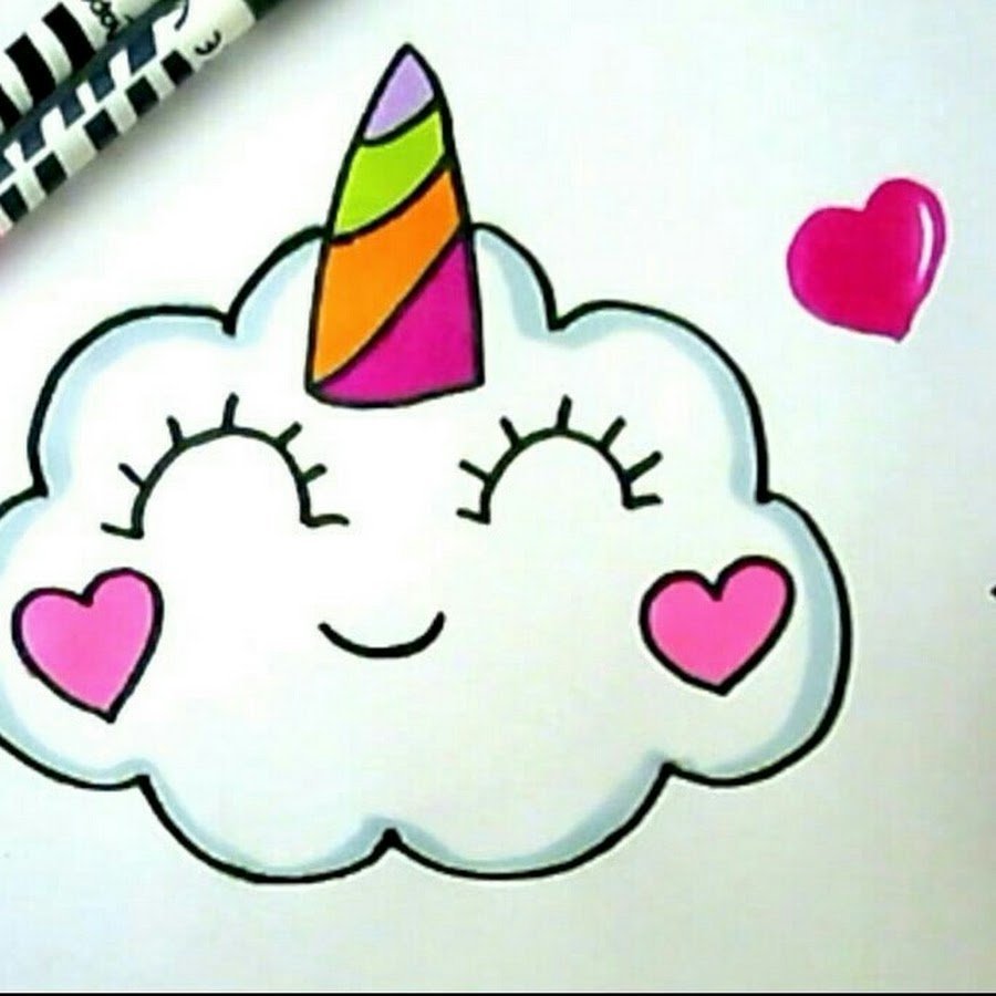 Рисунок для срисовки легкий кавайные