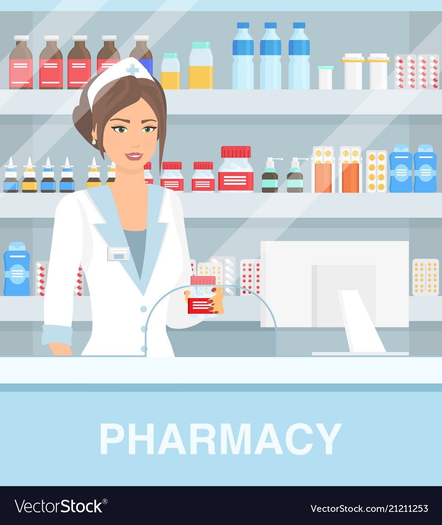 Фармацевт рисунок