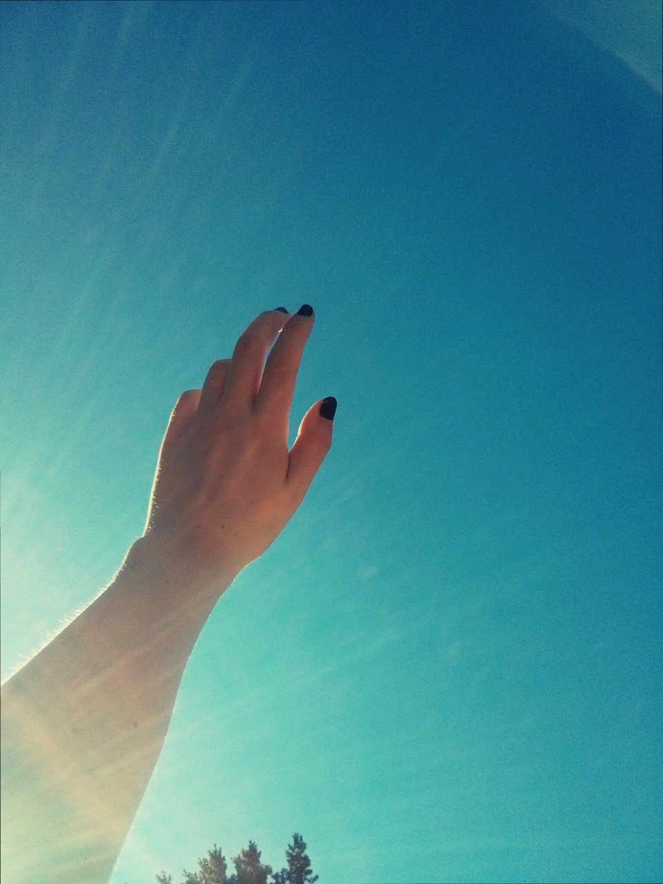 Рука девушки