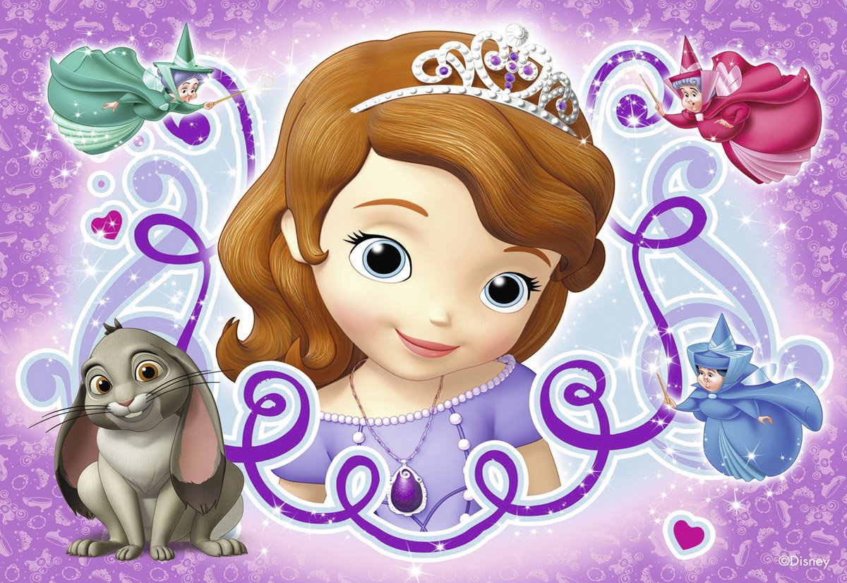 Вафельная картинка принцесса София