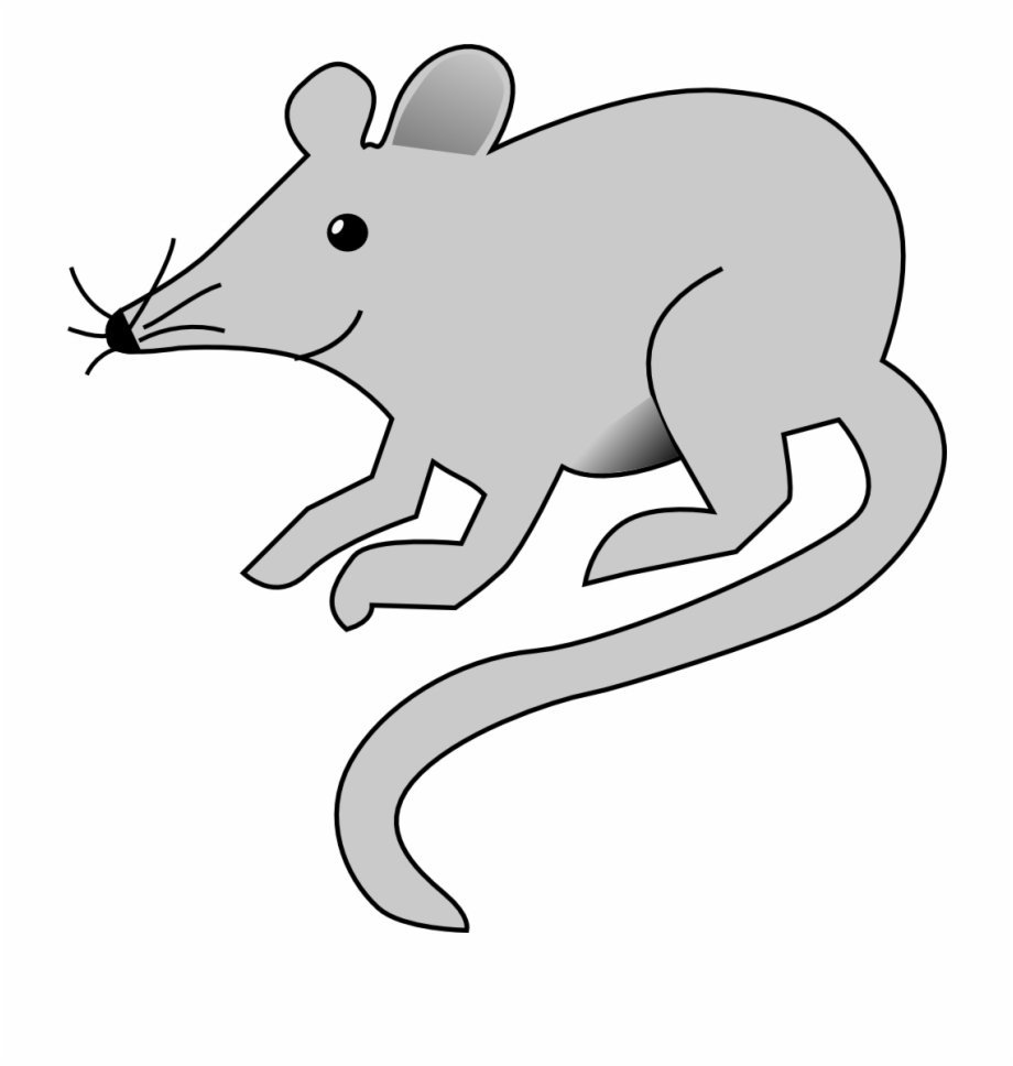 Шаблон мышки для вырезания