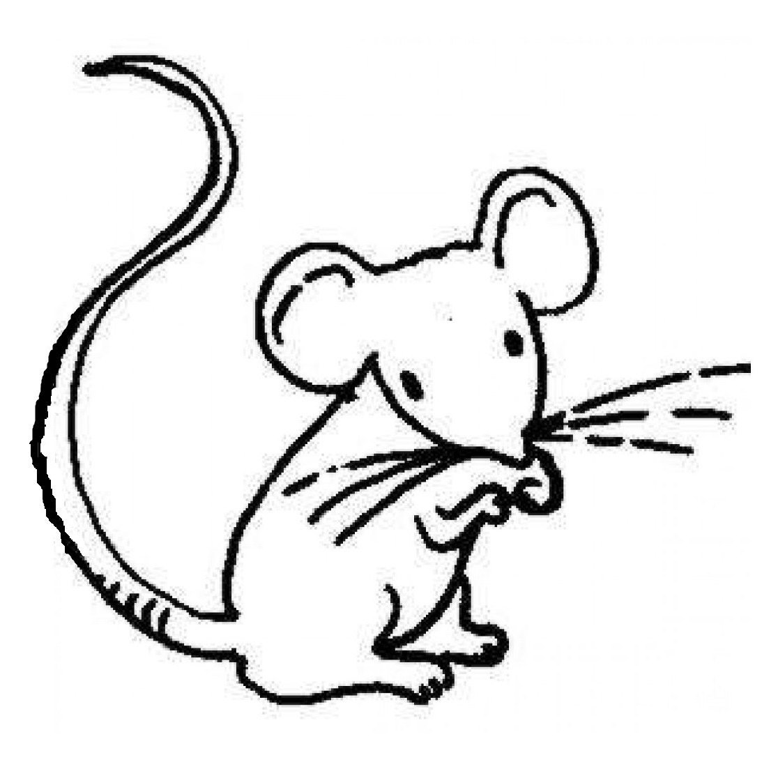 Мышь в паинте