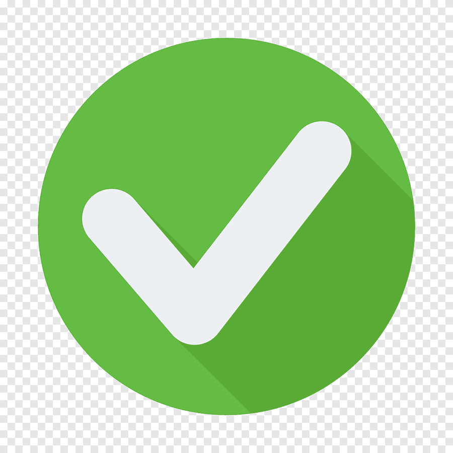 Иконка галочка прозрачный фон