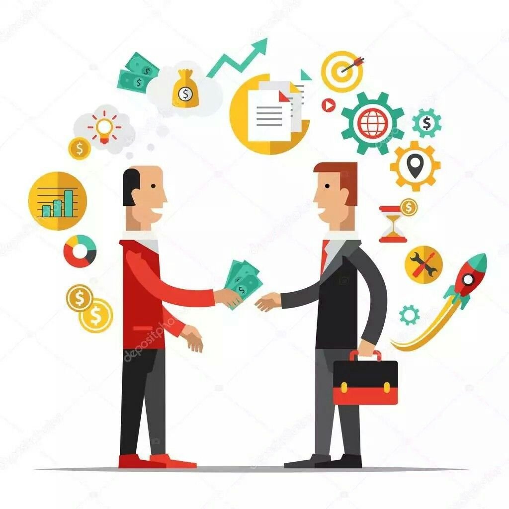 Партнеры изображение вектор