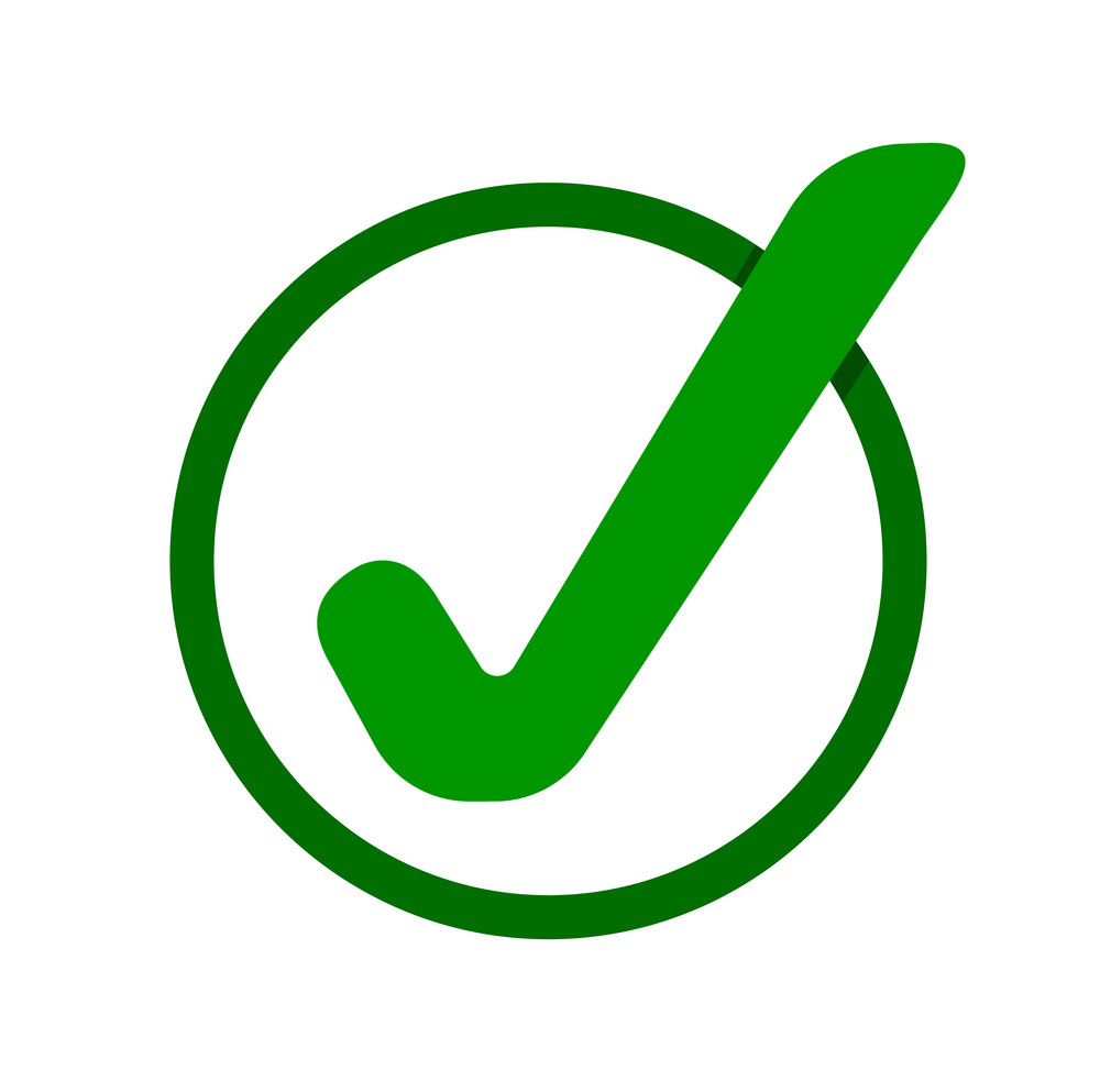 Картинка зеленая галочка