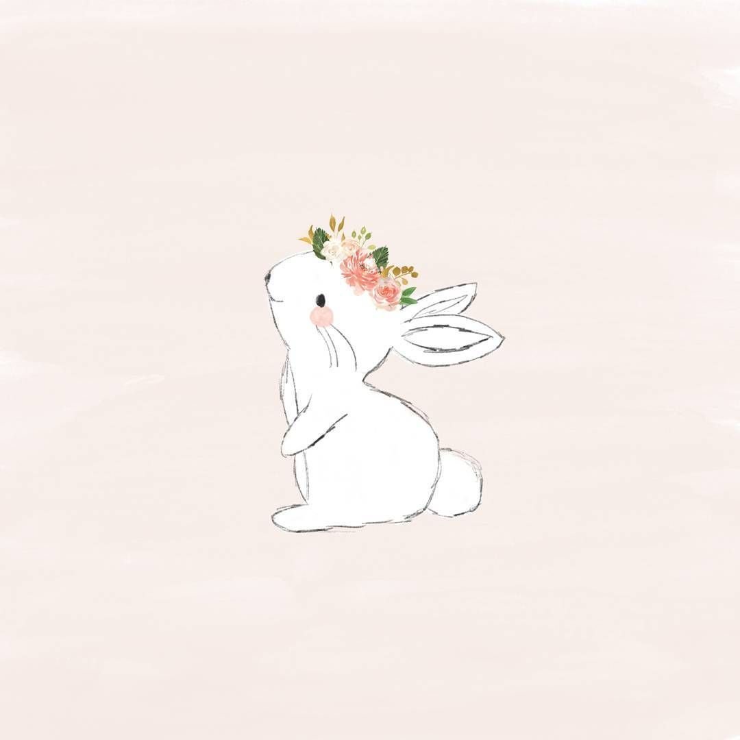 Милый кролик арт