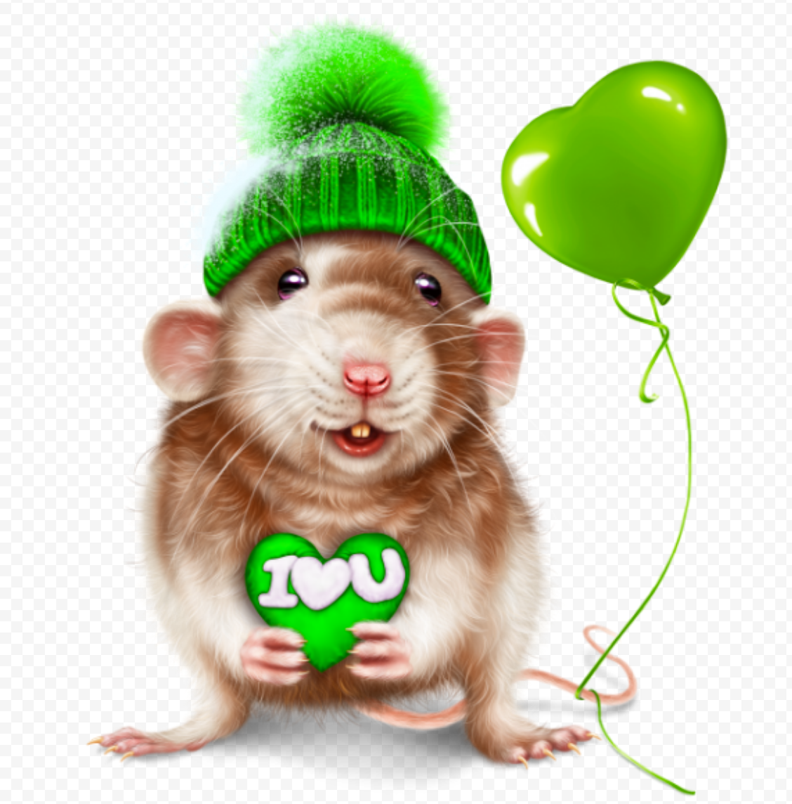 Новогодняя крыса