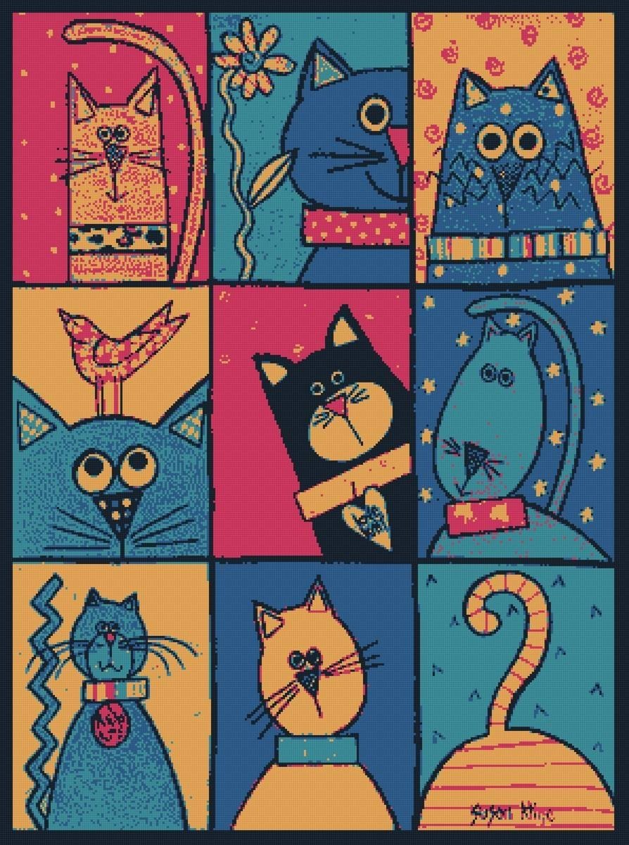 Стилизованные котики