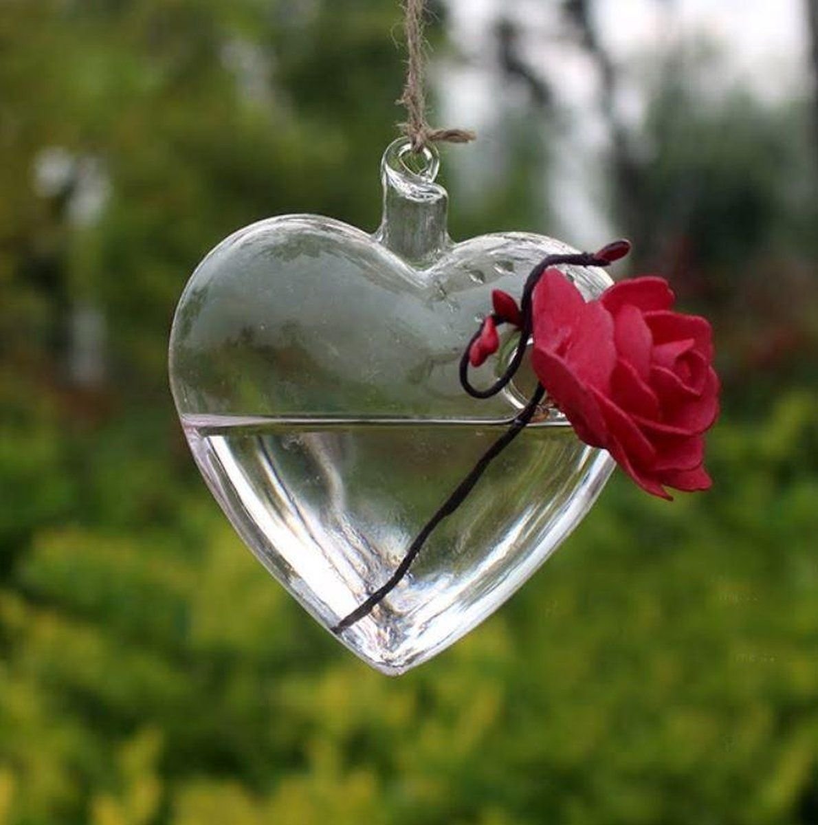Стеклянное сердечко