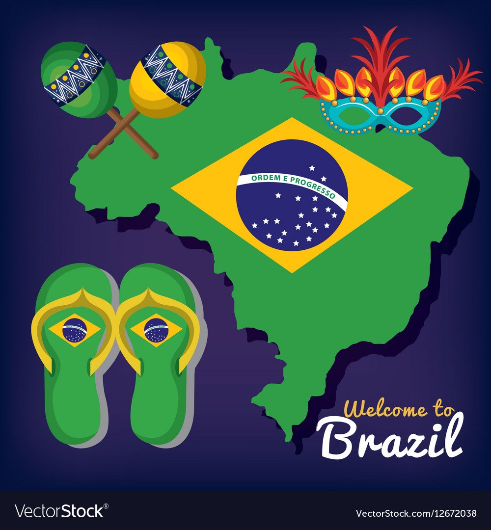 Бразилия надпись