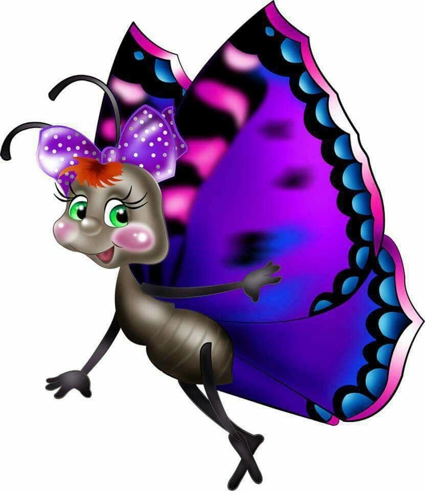 Бабочки красивые цветные