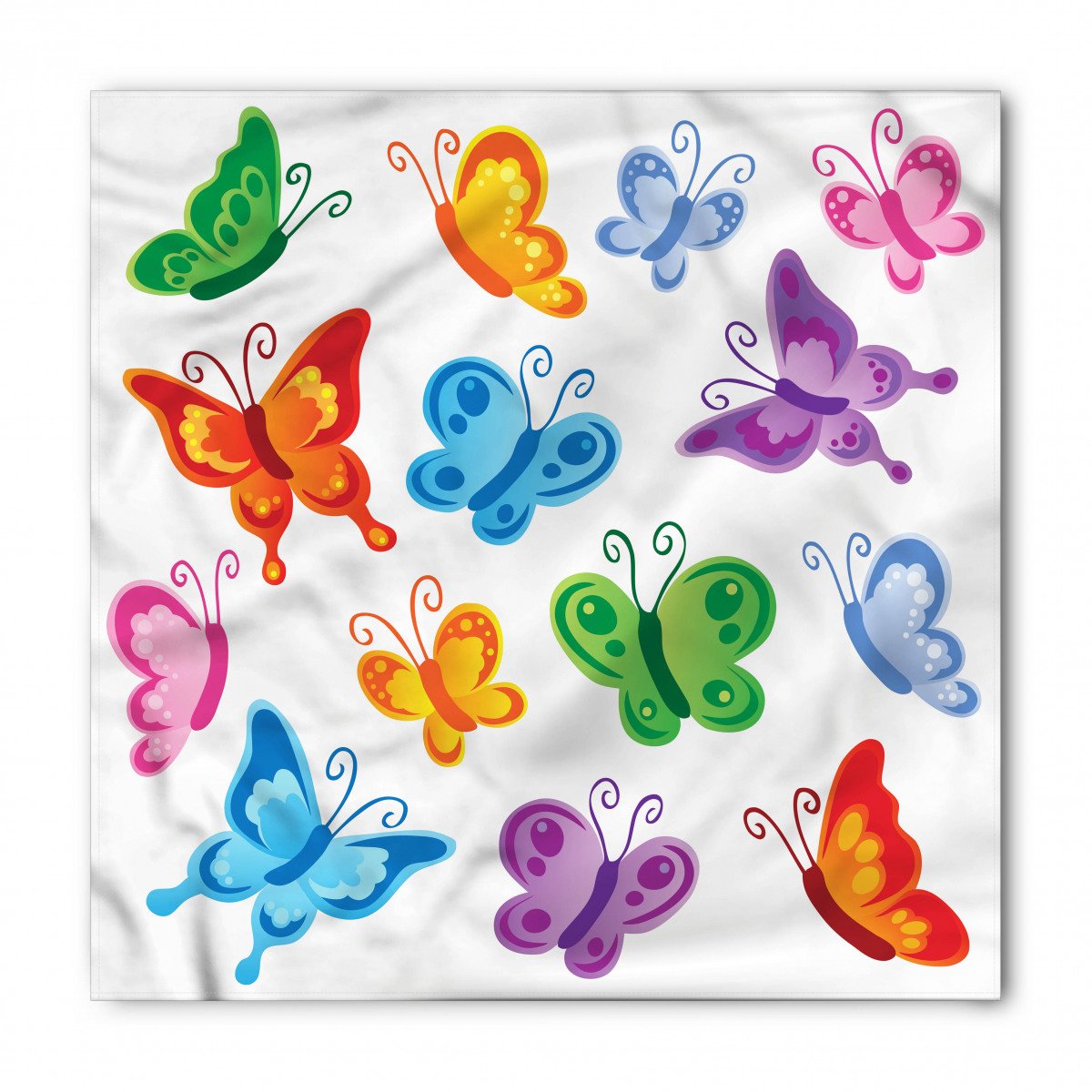 Бабочка мультяшная вектор