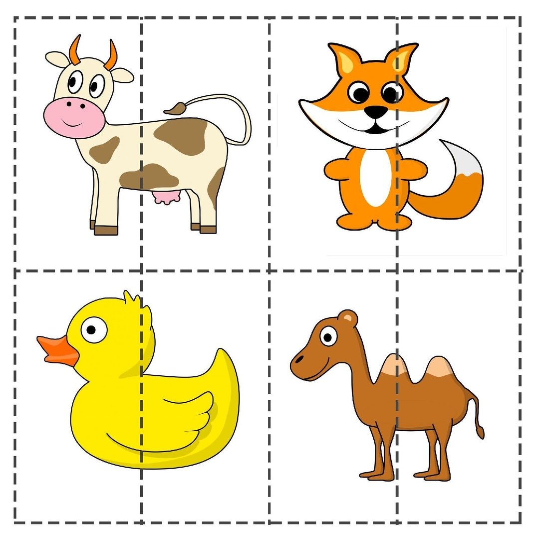 Пазлы для детей 3-4 лет