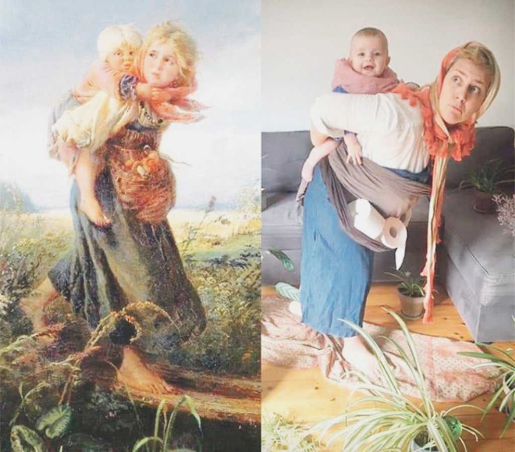 Дети, бегущие от грозы, 1872