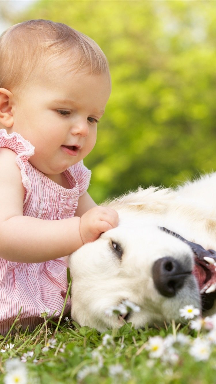 Маленькие дети и животные