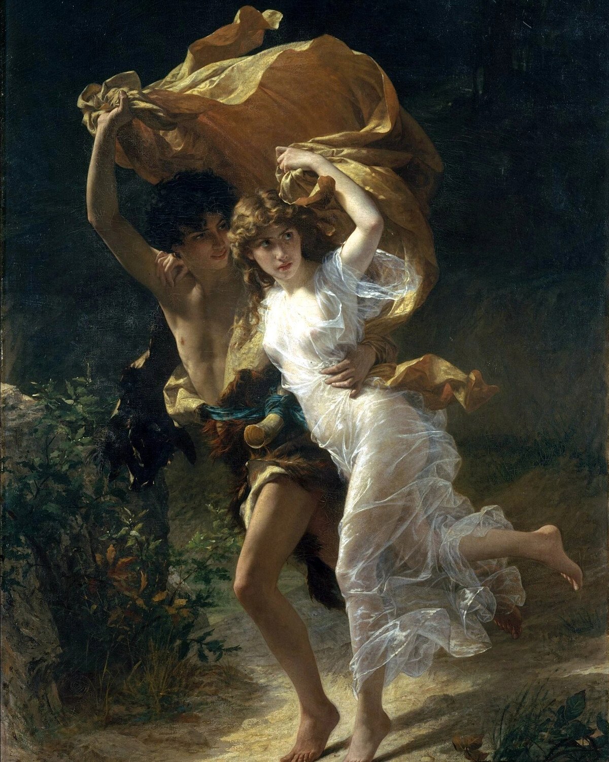 Французский художник Пьер Огюст кот