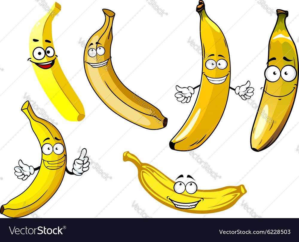 Рожица на банане