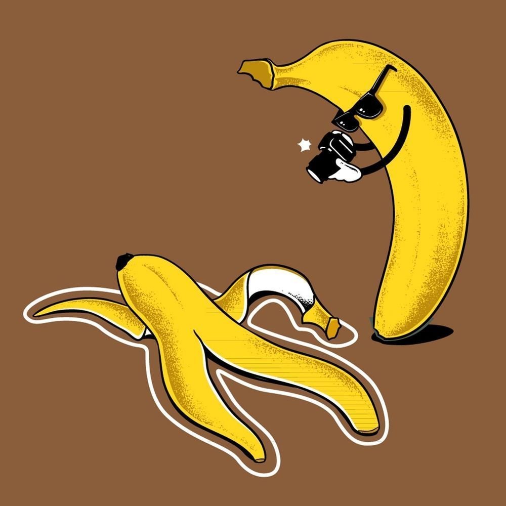 Забавный банан