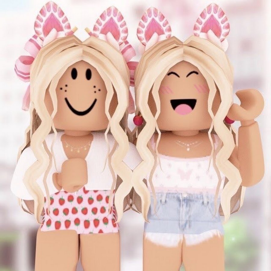 Две РОБЛОКС девочки подруги