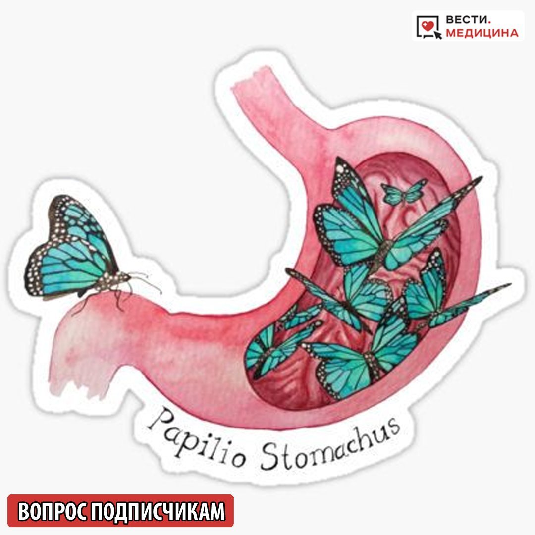 Бабочки внизу живота