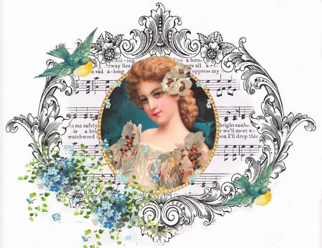 Красивые Винтажные картинки для распечатки