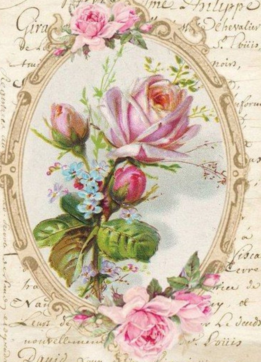 Винтажные карты для декупажа