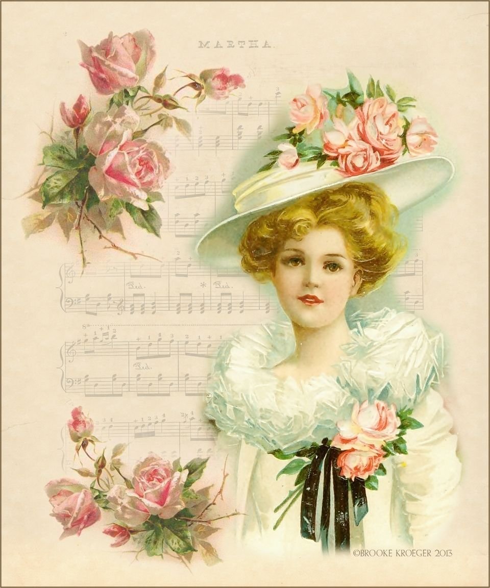 Винтажная открытка