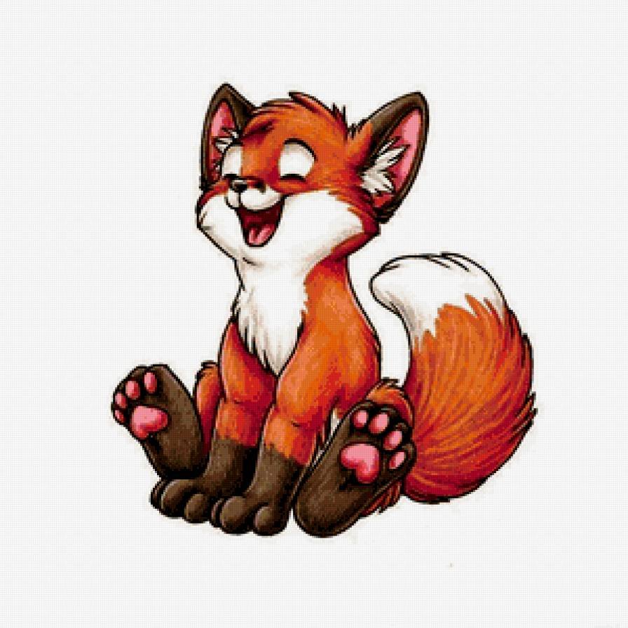 Лисенок арт