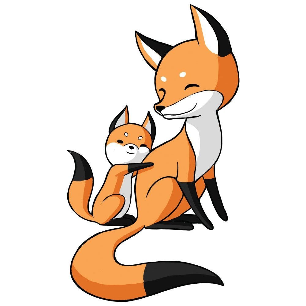 Мультяшные лисы