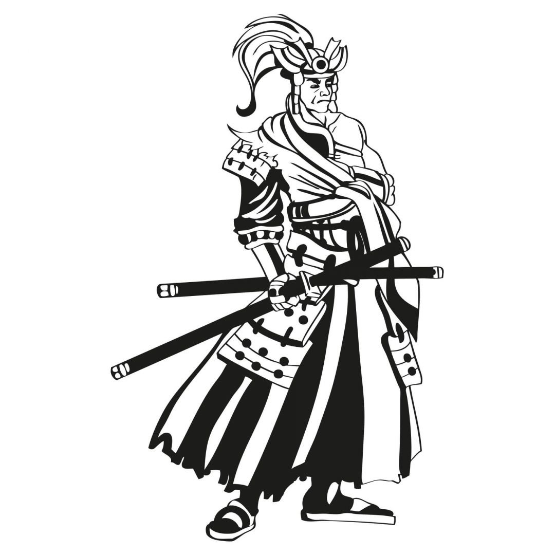 Самурай эскиз