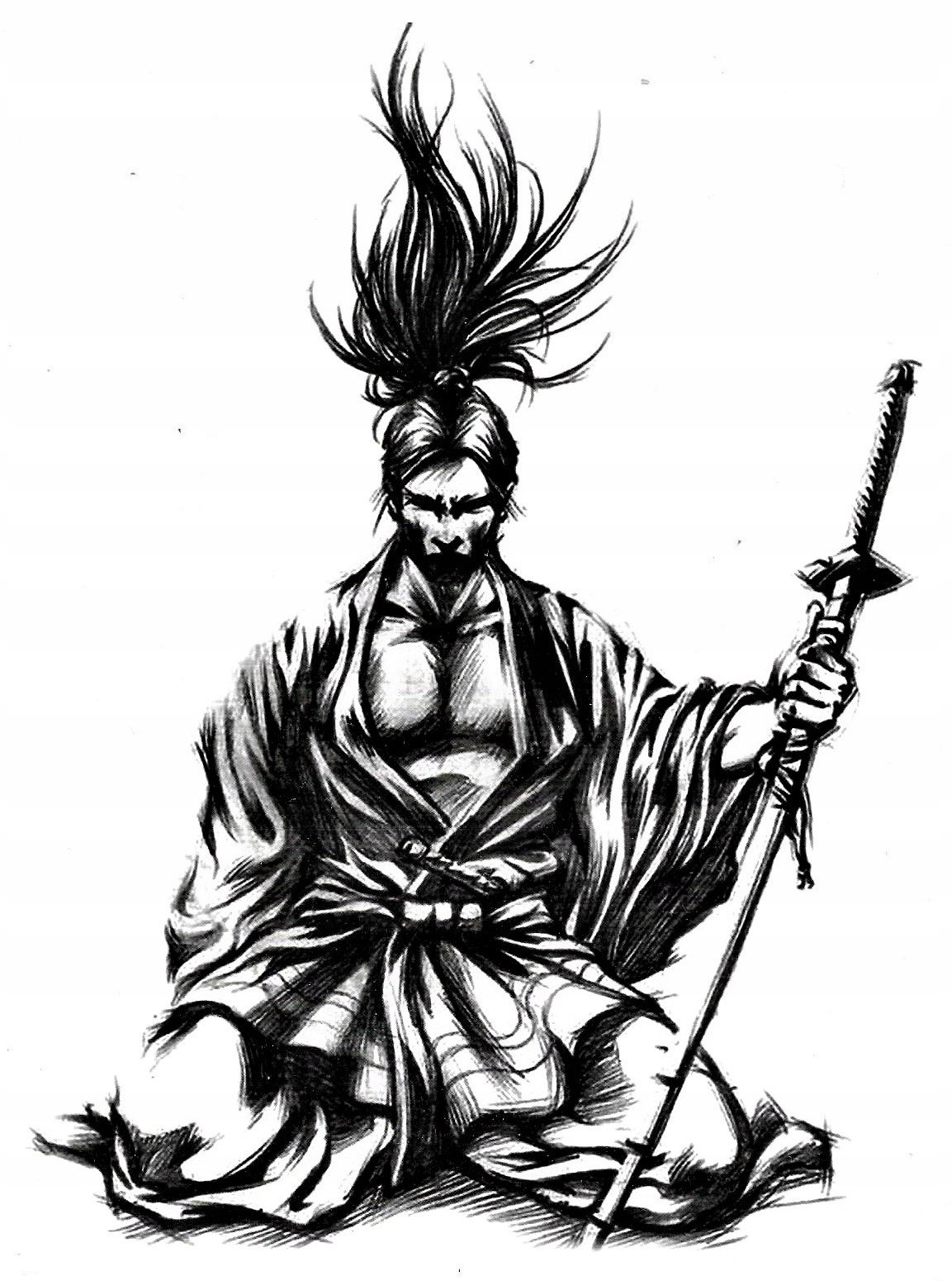 Самурай 47 ронинов тату