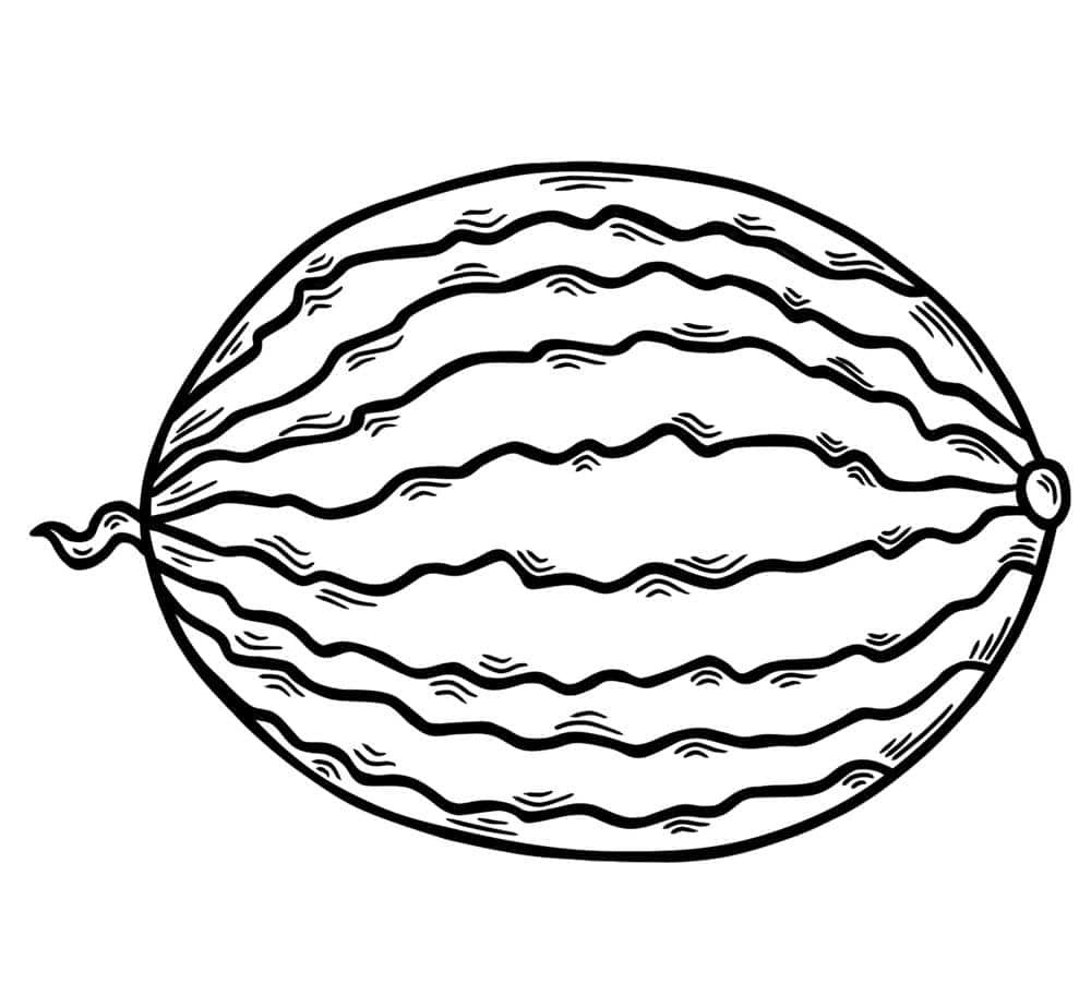 Колпак Арбуз шаблон