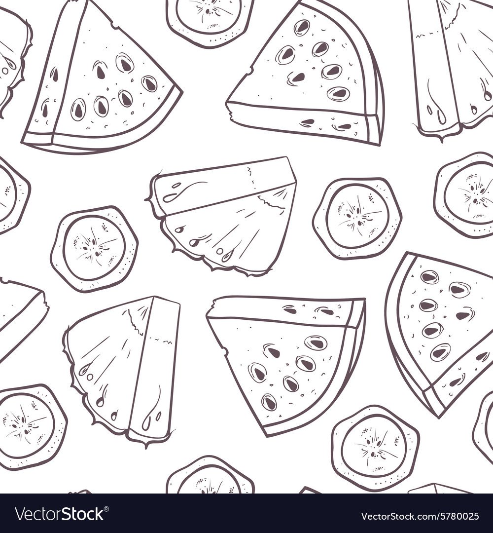 Арбуз обвести по точкам