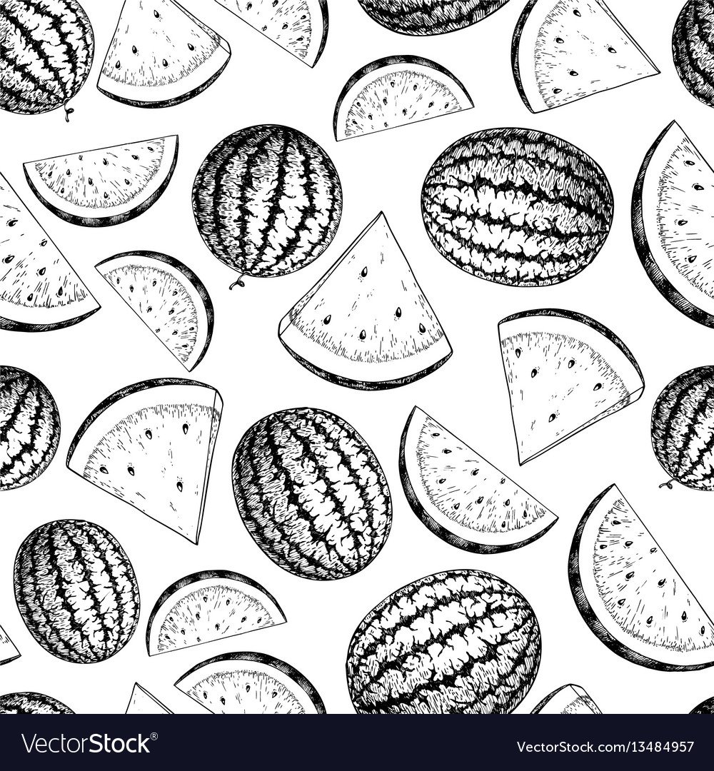 Раскраска Арбуз и дыня