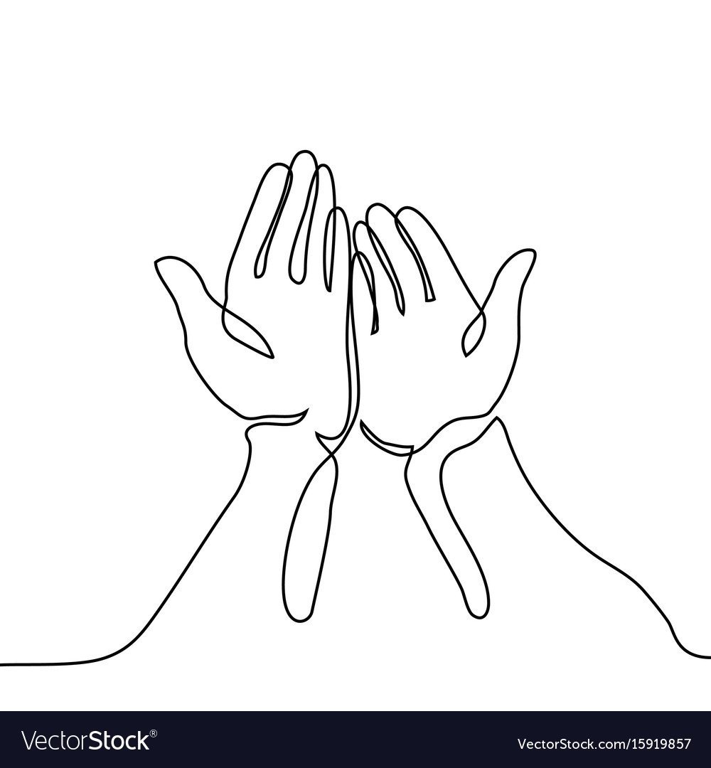 Цветные ладошки для вырезания