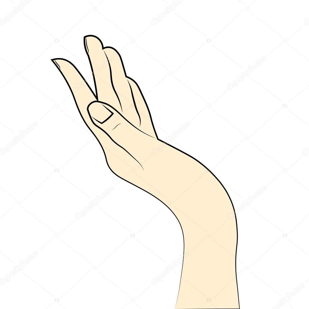 Ладонь на Формат а4