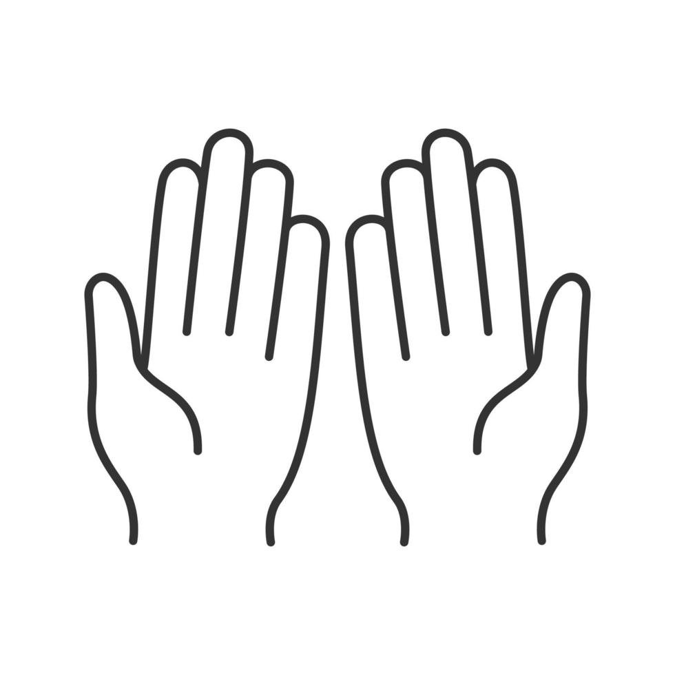 Ладошки для раскрашивания