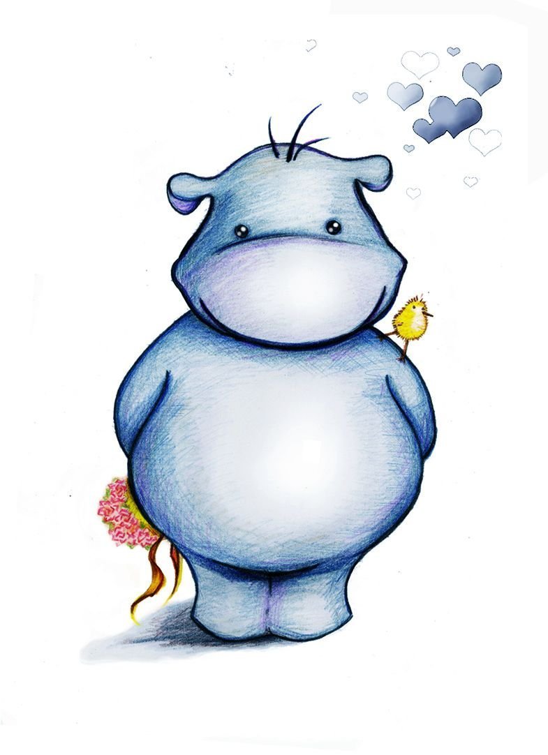 Милые бегемотики