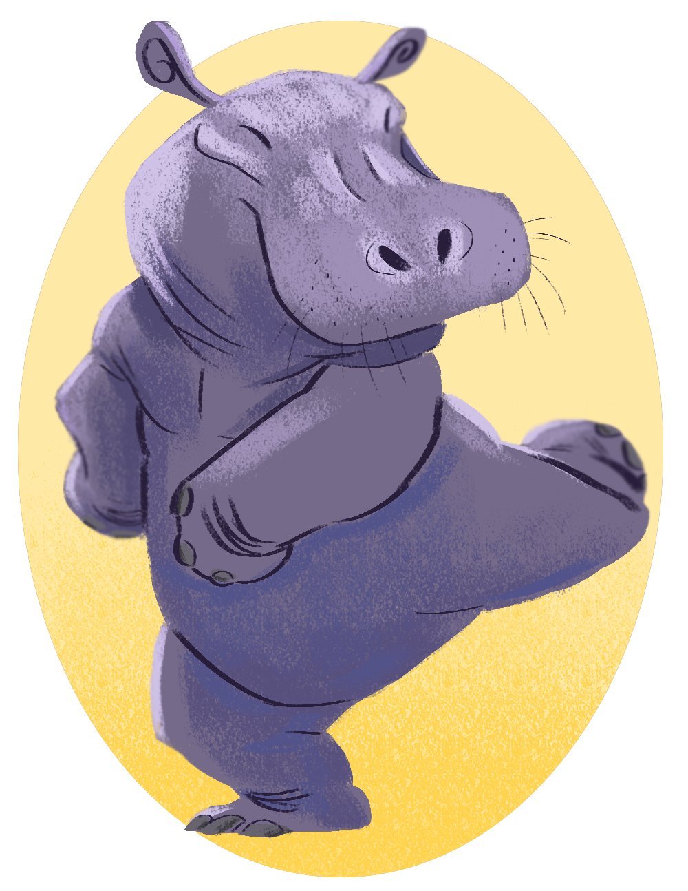 Танцующий Бегемотик