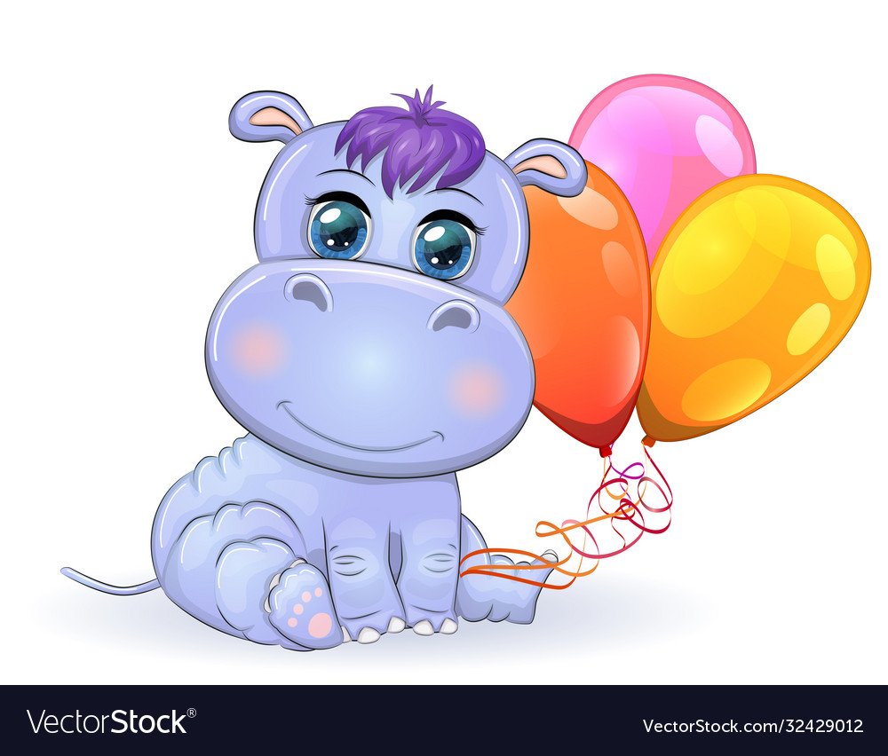 Бегемотик мультяшка