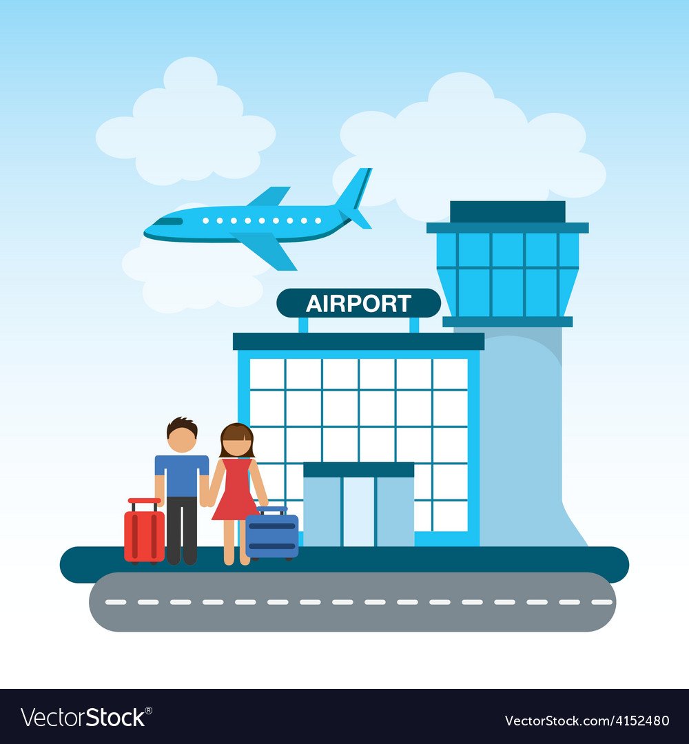 Аэропорт иллюстрация